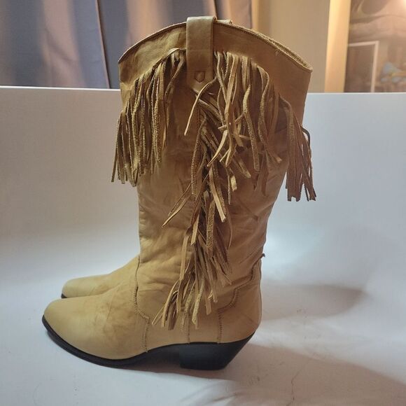 Mexican Dingo Vintage Leather Cowboy Boots - Picture 2 of 16